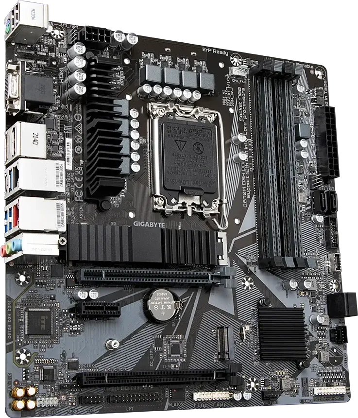 Gigabyte Q670M D3H DDR4 Motherboard