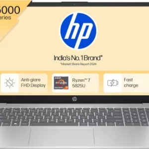 HP 15-fc0476AU Laptop (AMD Ryzen 7 5825U/ 16GB/ 512GB SSD/ Win11 Home)