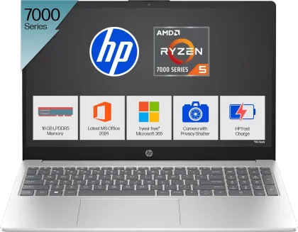 HP 15-fc1039AU Laptop (AMD Ryzen 5 7535HS/ 16GB/ 512GB SSD/ Win11 Home)