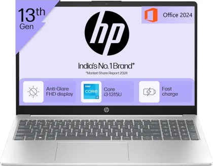 HP ‎15-fd0465TU Laptop (13th Gen Core i3/ 8GB/ 512GB SSD/ Win11 Home)