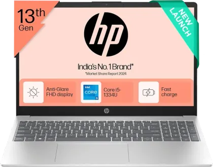 HP 15-fd0492TU Laptop (13th Gen Core i5/ 16GB/ 512GB SSD/ Win11 Home)
