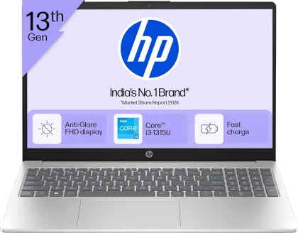 HP 15-fd0569TU Laptop (13th Gen Core i3/ 8GB/ 512GB SSD/ Win11 Home)
