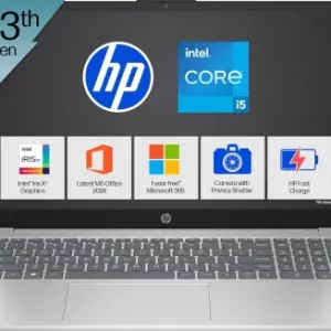 HP 15-fd0575TU Laptop (13th Gen Core i5/ 12GB/ 512GB SSD/ Win11 Home)
