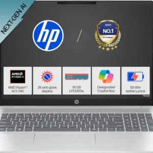 HP OmniBook 5 Next Gen AI 16-ag1037au Laptop (AMD Ryzen AI 5 340/ 16GB/ 512GB SSD/ Win11)