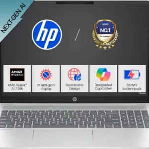 HP OmniBook 5 Next Gen AI 16-ag1048AU Laptop (AMD Ryzen AI 7 350/ 16GB/ 512GB SSD/ Win11)