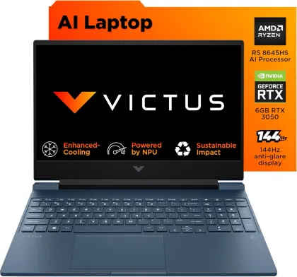 HP Victus 15-fb3012AX Gaming Laptop (AMD Ryzen 5 8645HS/ 16GB/ 512GB SSD/ Win11/ 6GB Graph)