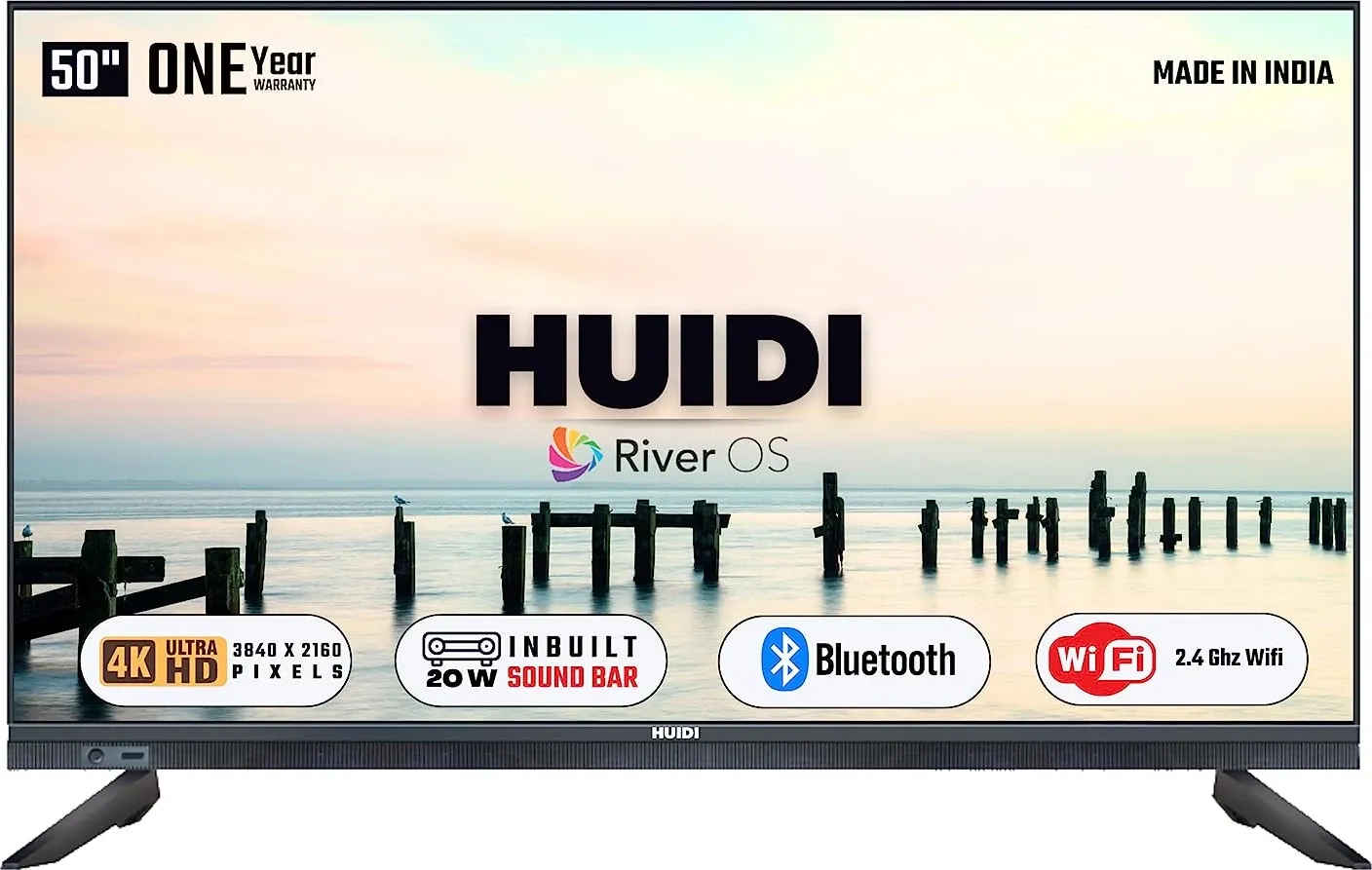 Huidi HD50FLPRO 50 inch Ultra HD 4K Smart LED TV