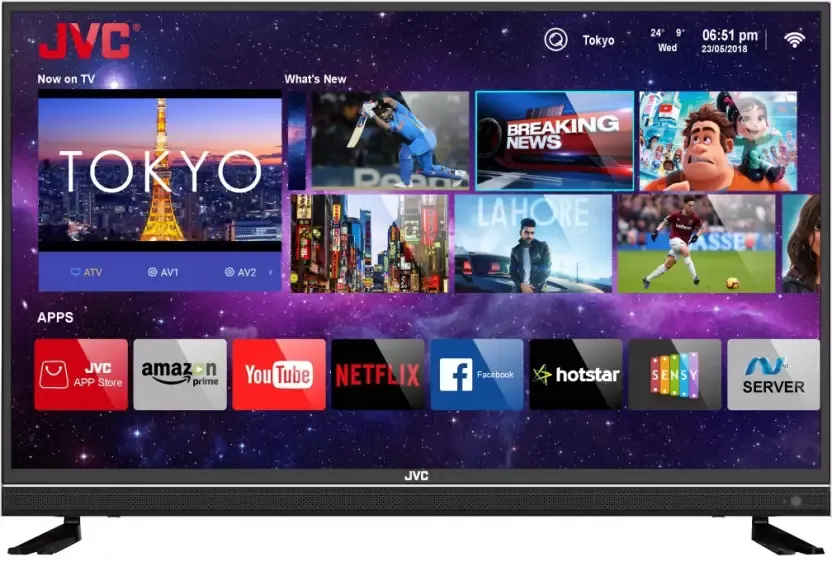 JVC LT-43N7105C 43-inch Ultra HD 4K Smart LED TV