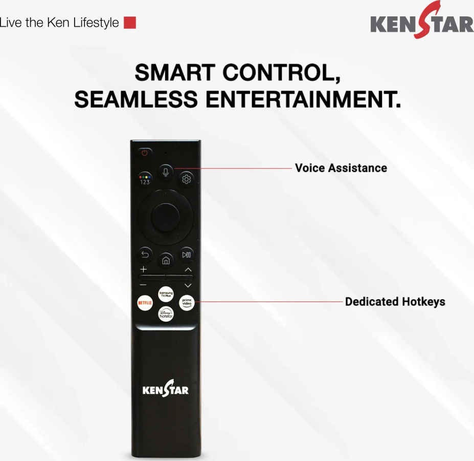 Kenstar 43UHDTDKEETB 43 inch Ultra HD 4K Smart LED TV