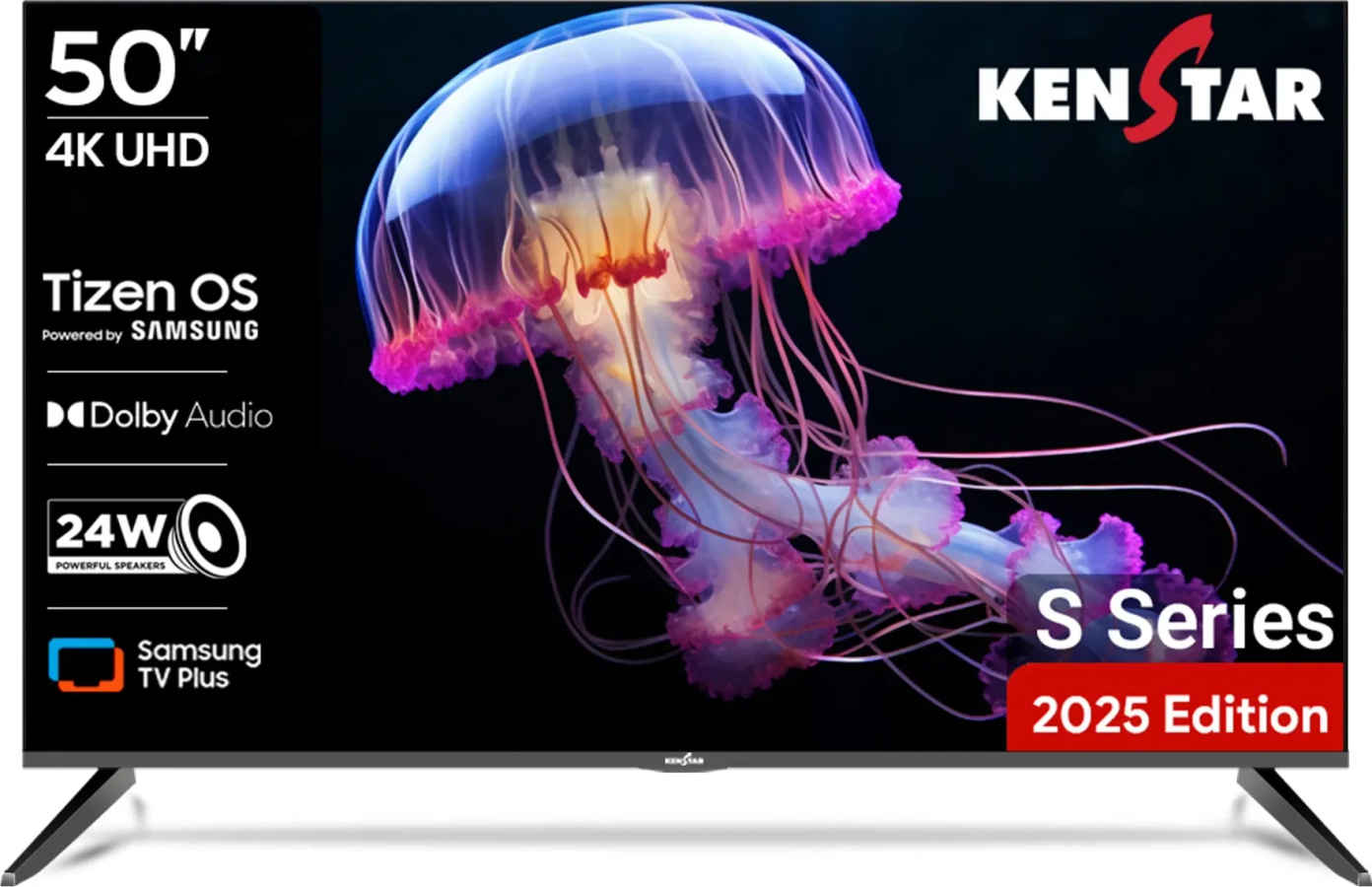 Kenstar 50UHDTDKEETB 50 inch Ultra HD 4K Smart LED TV