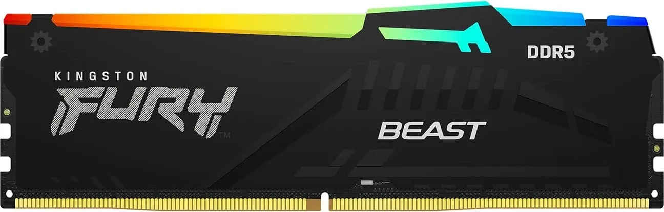 Kingston Fury Beast Black RGB KF560C40BBA-8 8 GB DDR5-6000 Desktop RAM