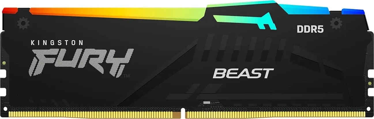 Kingston Fury Beast RGB KF552C40BBA-16 16 GB DDR5-5200 Desktop RAM