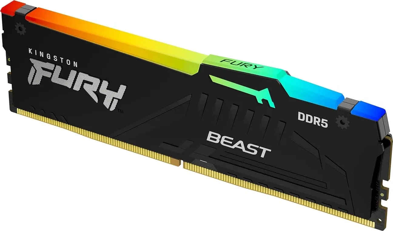Kingston Fury Beast RGB KF556C36BBEA-16 16 GB DDR5-5600 Desktop RAM