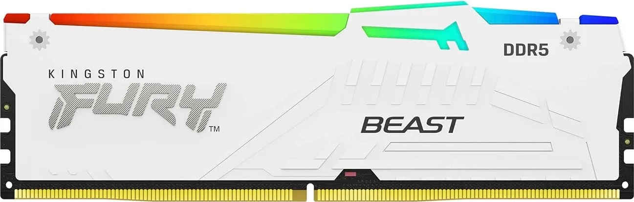 Kingston Fury Beast White RGB KF556C40BWA-32 32 GB DDR5-5600 Desktop RAM