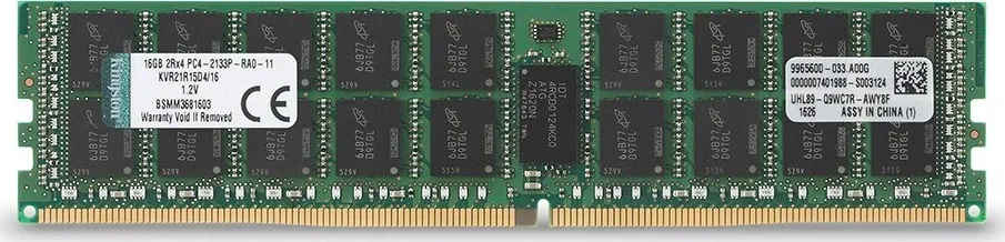 Kingston ValueRAM KVR21R15D4/16 16 GB DDR4-2133 Desktop RAM