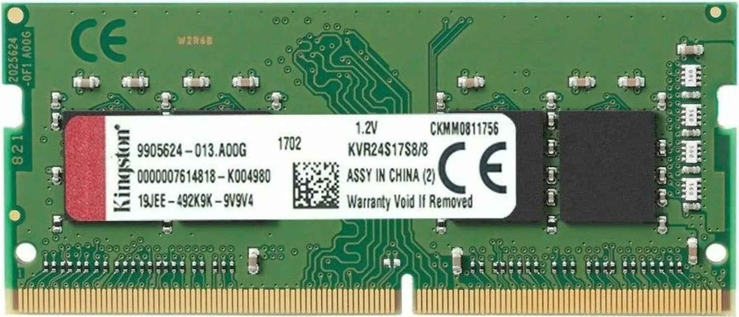 Kingston ValueRAM KVR24S17S8/8 8 GB DDR4-2400 Laptop RAM