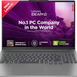 Lenovo IdeaPad Pro 5 83D5000SIN Gaming Laptop (AMD Ryzen 7 8845HS/ 16GB/ 1TB SSD/ Win11/ RTX 4050 6GB Graphics)