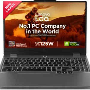 Lenovo LOQ 15ARP9 83JC0046IN Gaming Laptop (AMD Ryzen 7 7435H/ 24GB/ 512GB SSD/ Win11/ 8GB RTX 4060 Graph)