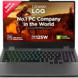 Lenovo LOQ 2024 ‎15AHP9 83DX0006IN Gaming Laptop (AMD Ryzen 7 8845HS/ 16GB/ 512GB SSD/ Win11/ 6GB Graph)