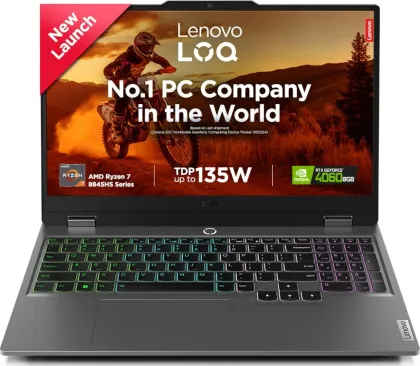 Lenovo LOQ 2024 ‎15AHP9 83DX000MIN Gaming Laptop (AMD Ryzen 7 8845HS/ 16GB/ 1TB SSD/ Win11/ 8GB Graph)