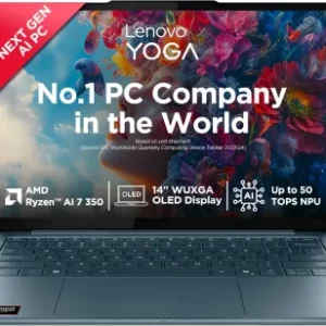 Lenovo Yoga Slim 7 14AKP10 83JY000UIN Laptop (Ryzen AI 7 350/ 32GB/ 1TB SSD/ Win11 Home)