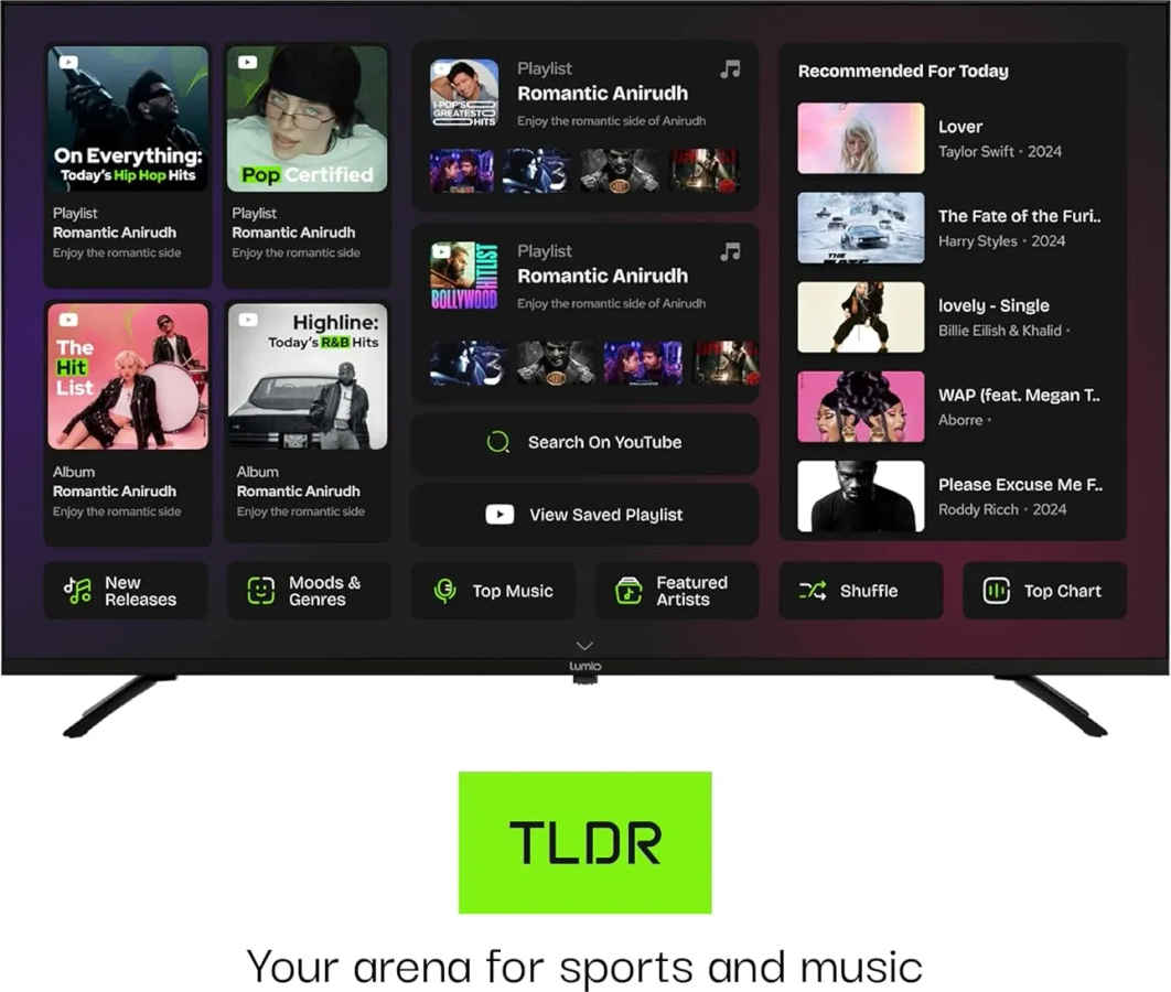 Lumio Vision 7 43 inch Ultra HD 4K Smart QLED TV (FTW1-ADSG)