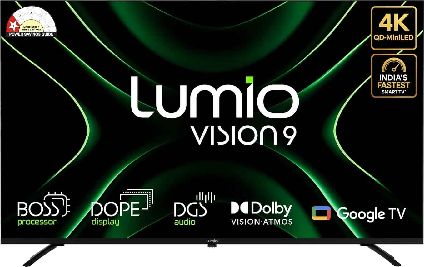 Lumio Vision 9 55 inch Ultra HD 4K Smart Mini LED TV (EPIC1-ADSG)