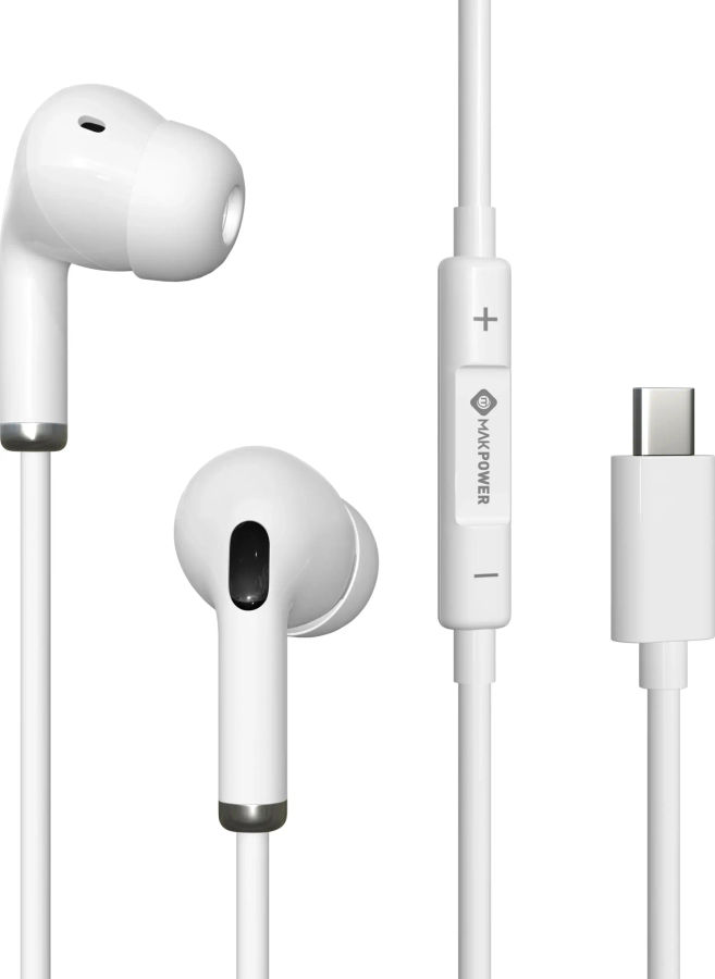 MAK Power HF-801 Type-C Wired Earphones