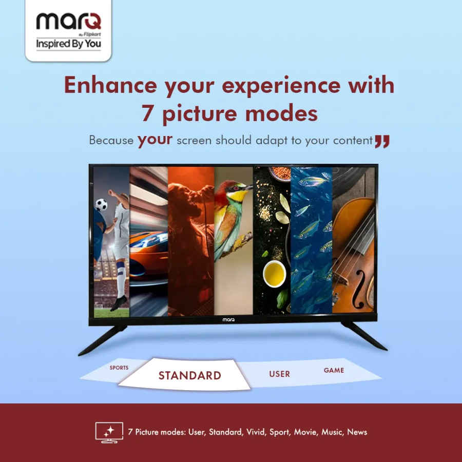 MarQ by Flipkart 32HDGDQBSXP HD Ready Smart LED TV