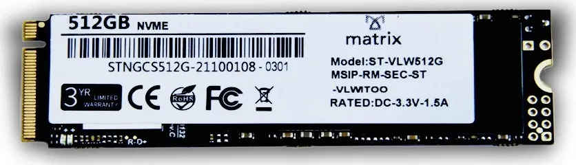 Matrix ST-VLW512G 512 GB Internal Solid State Drive
