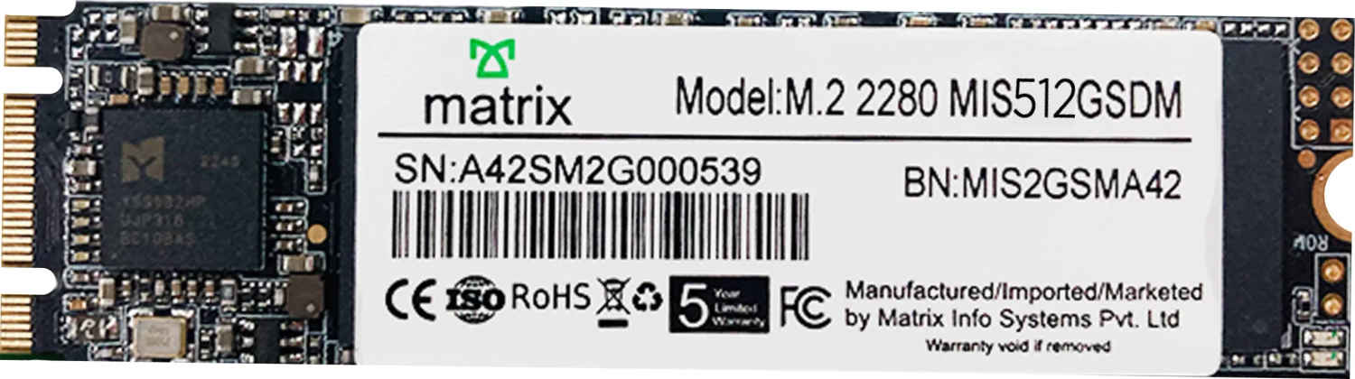 Matrix XS00M00512 512 GB Internal Solid State Drive