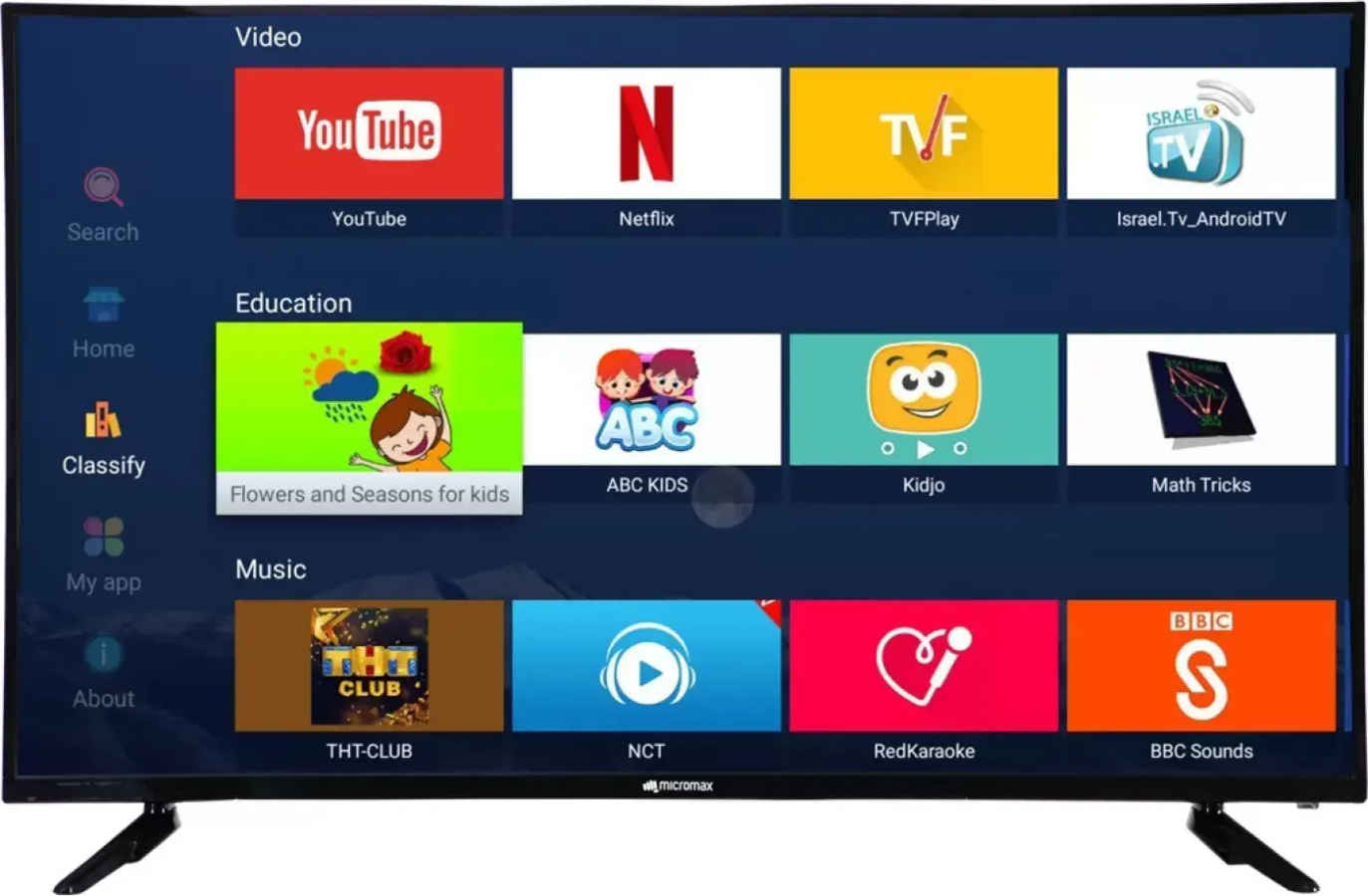 Micromax 43V2000FHD 43-inch Full HD Smart LED TV