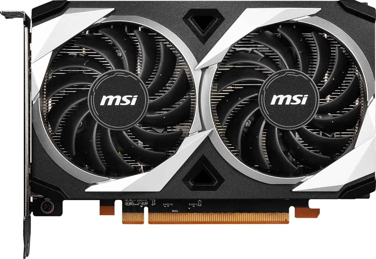 MSI AMD Radeon RX 6500 XT MECH 2X 4G OC 4 GB GDDR6 Graphics Card
