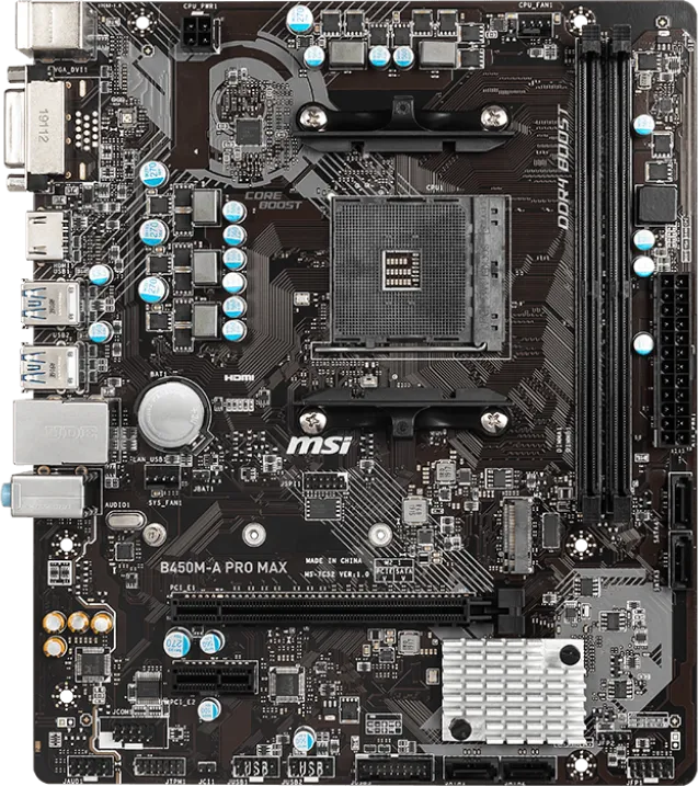 MSI B450M-A PRO MAX Motherboard