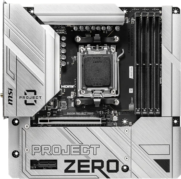 MSI B650M PROJECT ZERO Motherboard