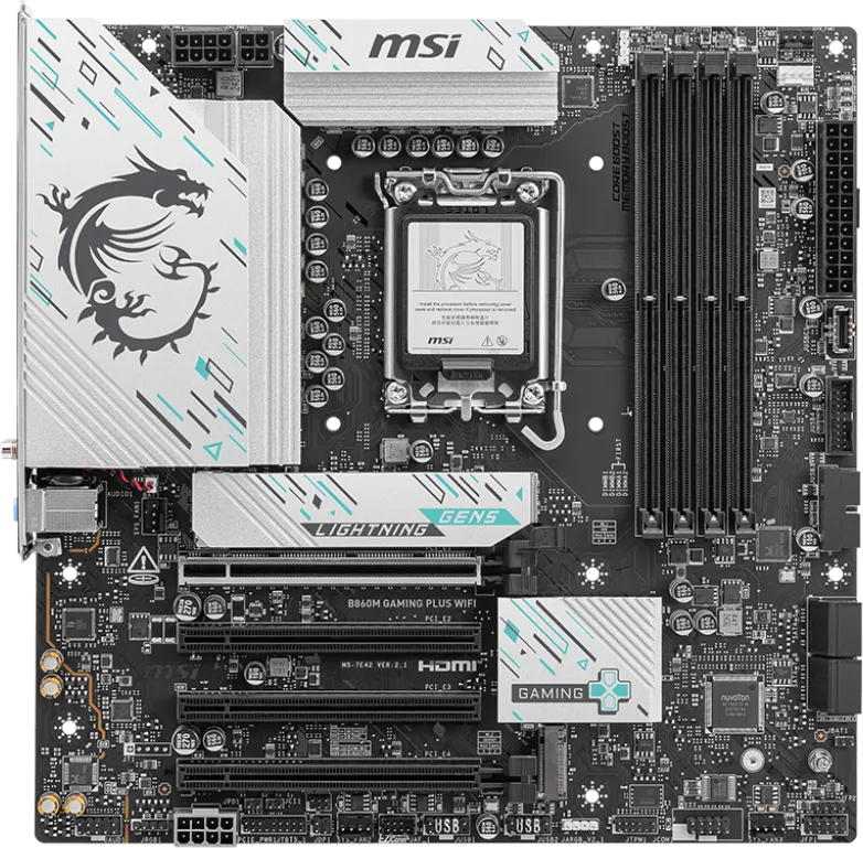 MSI B860M Gaming Plus WiFi Motherboard