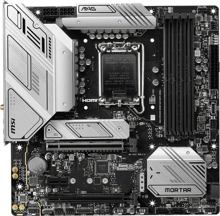 MSI MAG B760M Mortar WiFi DDR4 Motherboard