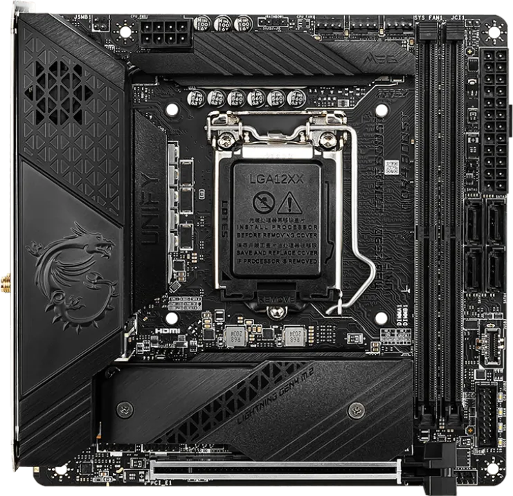MSI MEG Z590I UNIFY Wi-Fi Motherboard