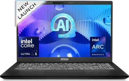 MSI Modern 15 H AI C1MG-050IN Laptop (Intel Core Ultra 5 125H/ 8GB/ 512GB SSD/ Win11 Home)