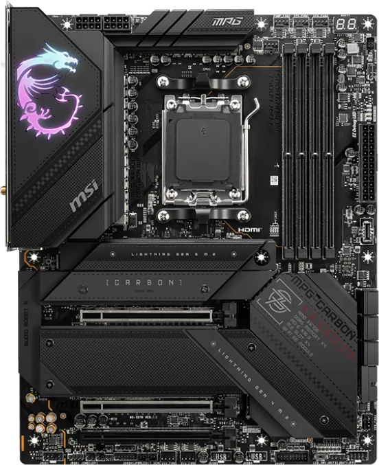 MSI MPG X670E Carbon WiFi DDR5 Motherboard