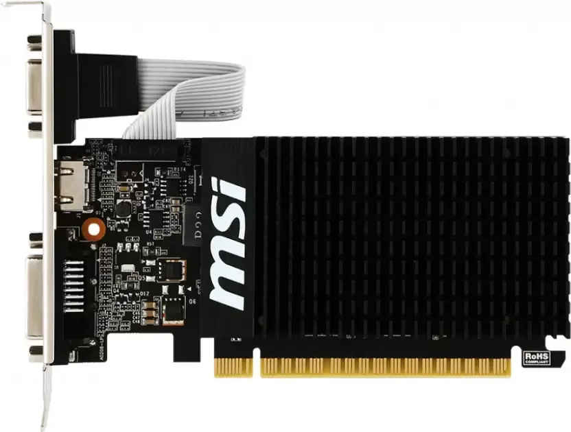 MSI NVIDIA GeForce GT 710 2GD3H LP 2 GB GDDR3 Graphics Card