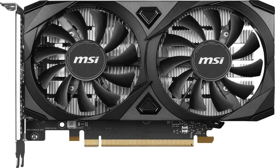 MSI NVIDIA GeForce RTX 3050 Ventus 2X E 6G OC 6 GB GDDR6 Graphics Card