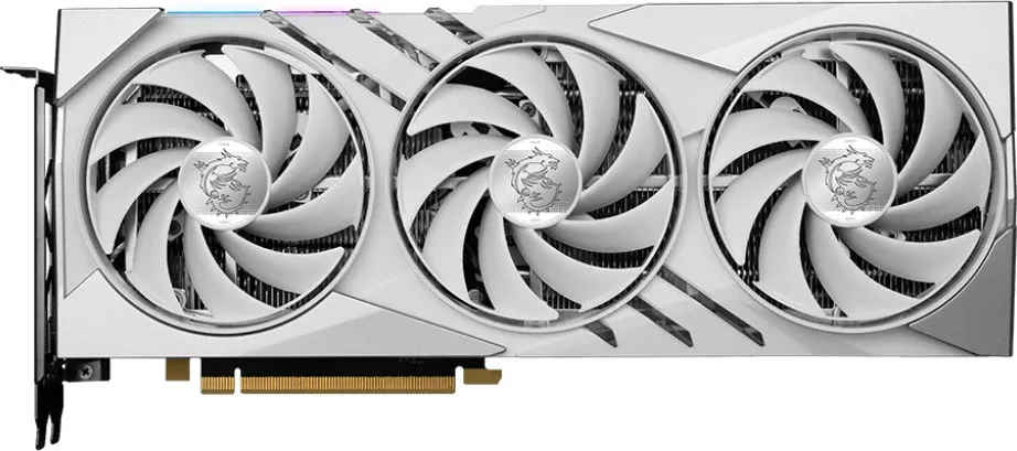 MSI NVIDIA GeForce RTX 4060 Ti Gaming X Slim White 16 GB GDDR6 Graphics Card