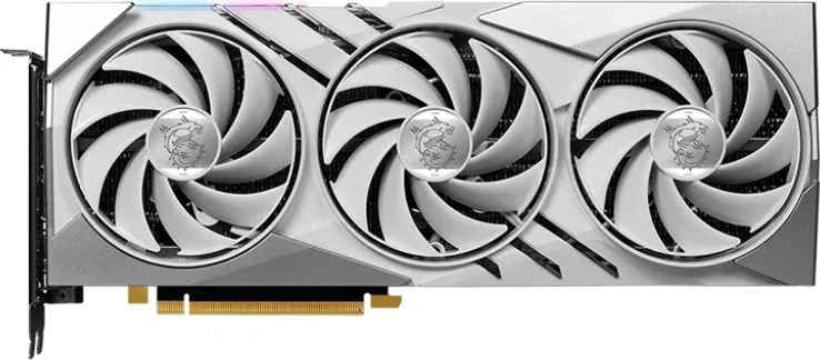 MSI NVIDIA GeForce RTX 4070 Gaming X Slim White 12 GB GDDR6X Graphics Card