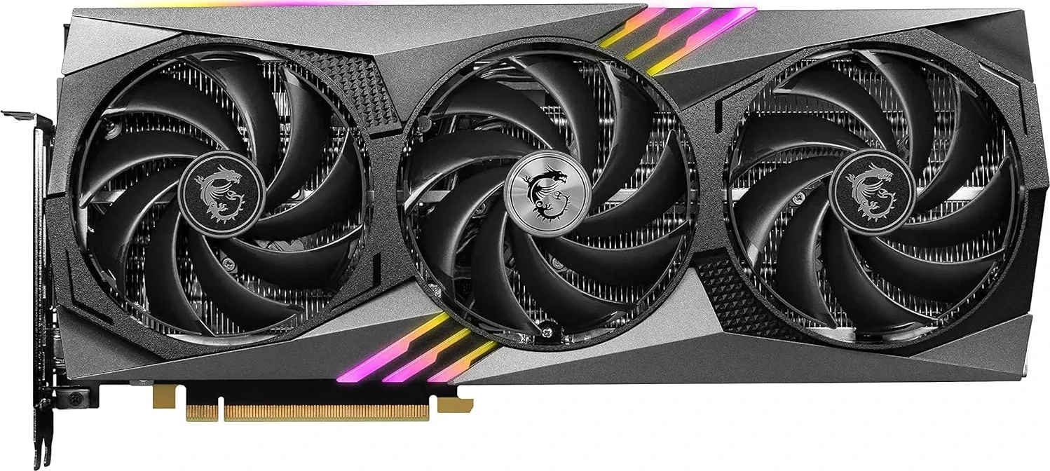 MSI NVIDIA GeForce RTX 4070 Gaming X Trio 12 GB GDDR6X Graphics Card