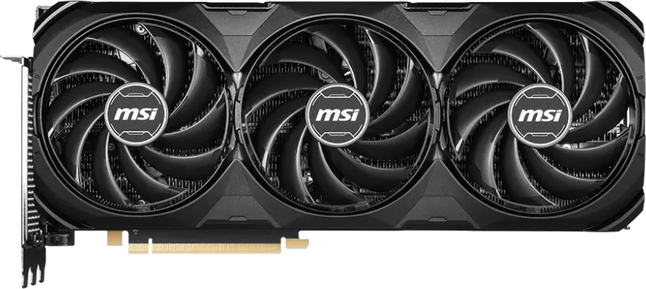 MSI NVIDIA GeForce RTX 4070 Ti Super 16G Ventus 3X Black OC 16 GB GDDR6X Graphics Card