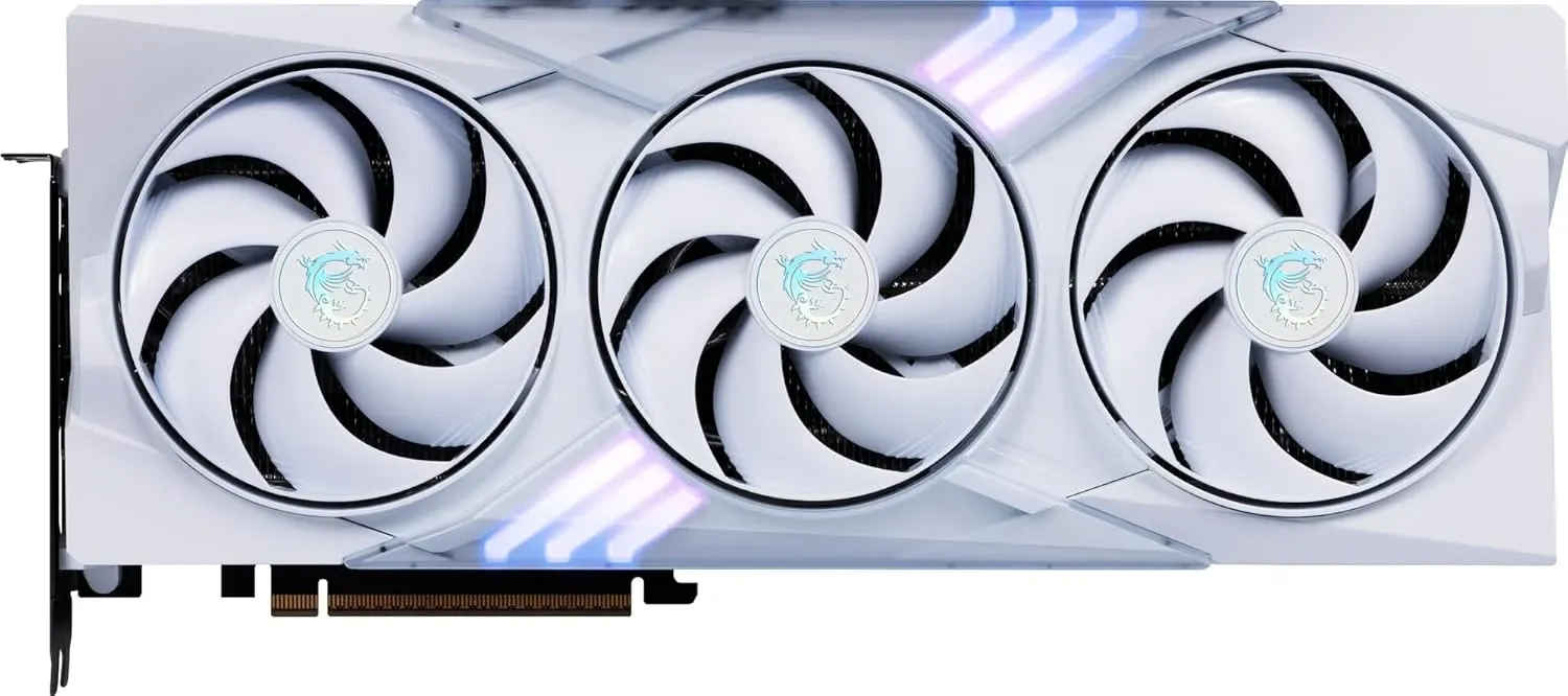MSI NVIDIA GeForce RTX 5070 12G Gaming Trio OC White Edition 12 GB GDDR7 Graphics Card