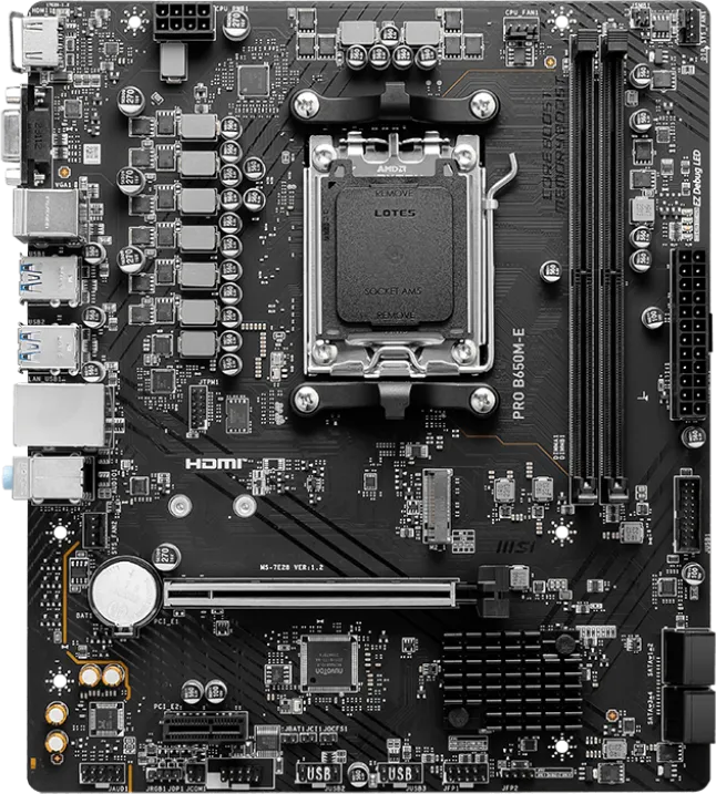 MSI PRO B650M-E Motherboard