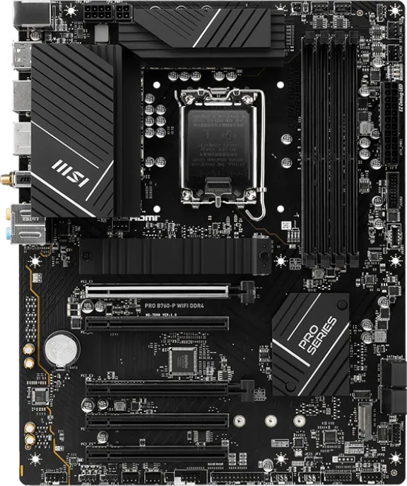 MSI PRO B760-P Wi-Fi DDR4 Motherboard