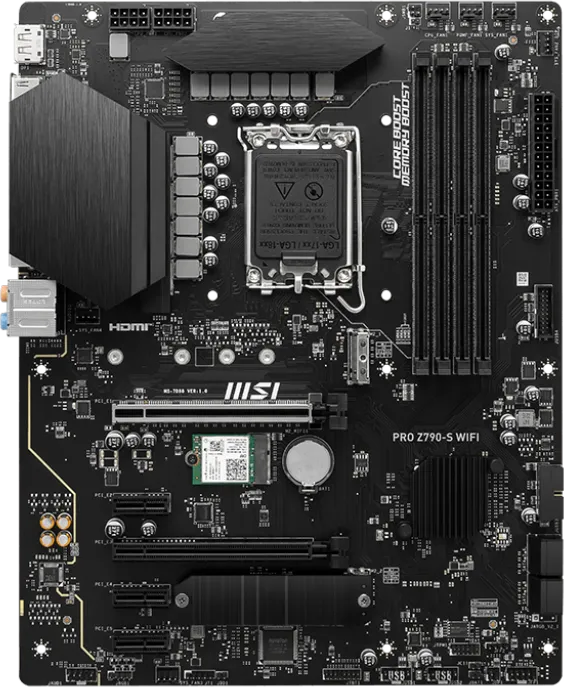 MSI PRO Z790-S WiFi Motherboard